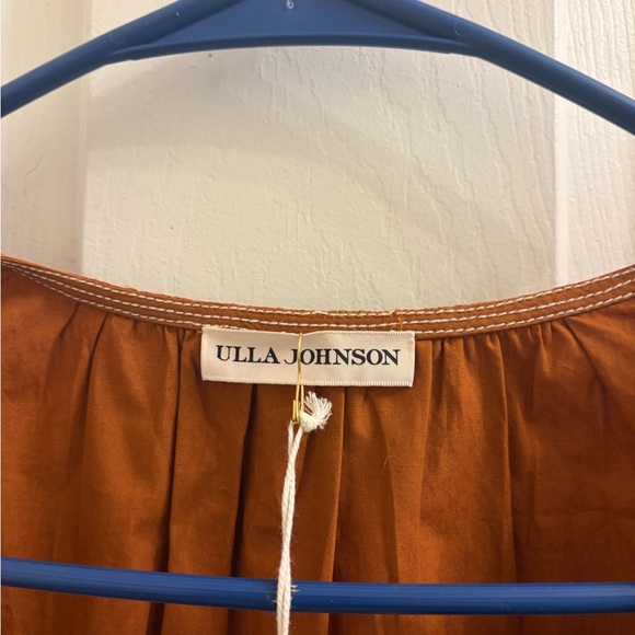 Ulla Johnson Rust Long Sleeve Dress - Picture 5 of 8